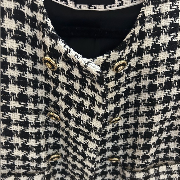 Mango Tweed houndstooth jacket, small - Picture 8 of 8